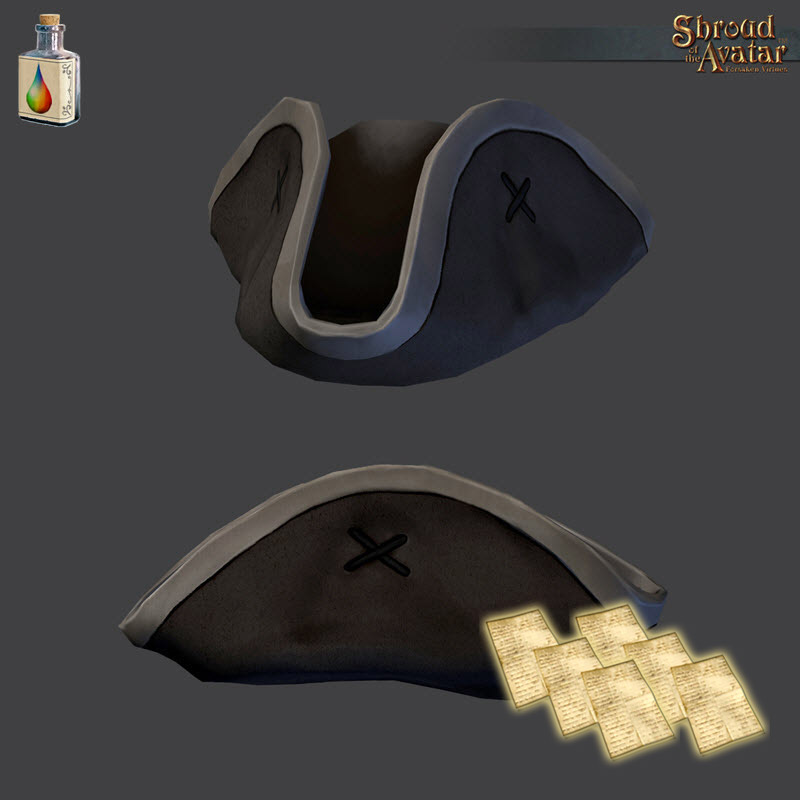 tricorn hat pattern