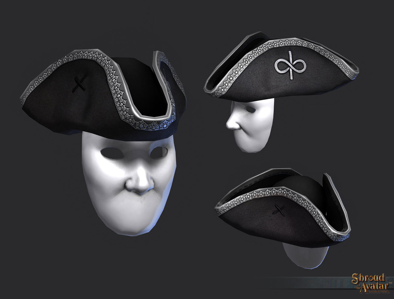 tricorn hat pattern